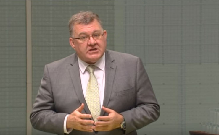 Liberal and Federal Member for Hughes, Craig Kelly.