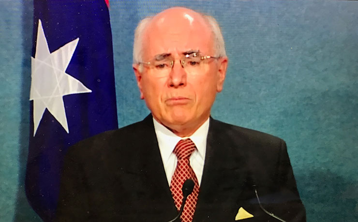 Former Prime Minister John Howard.