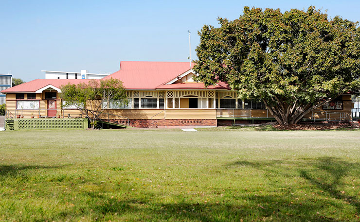 Jagera House, in Musgrave Park, Brisbane, a regular meeting place for Aboriginal people.