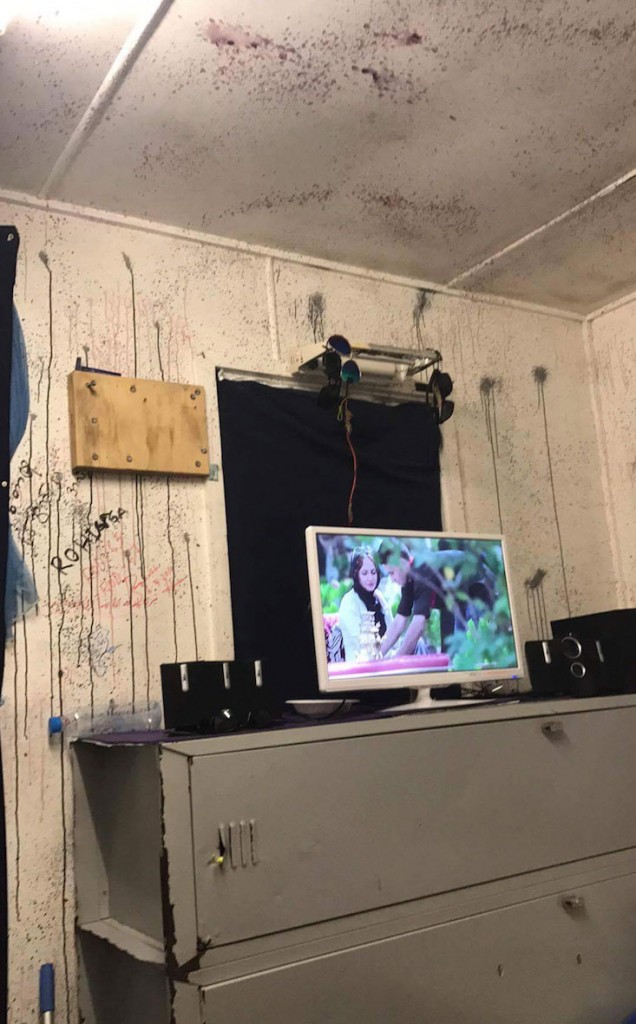 A room inside the Foxtrot compound, typical of the conditions detainees have been forced to live for years.