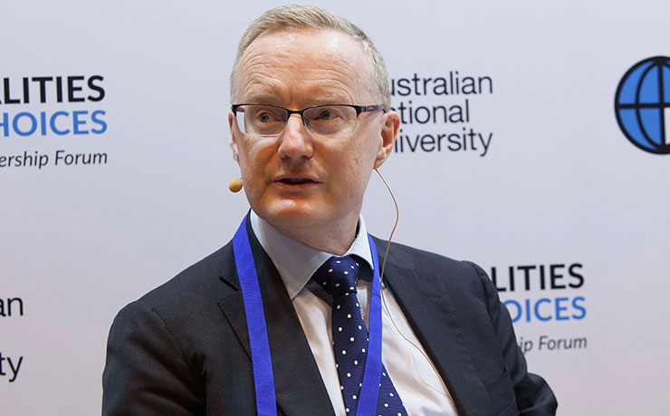Reserve Bank Governor Philip Lowe, pictured in 2017 speaking at the Crawford Forum (IMAGE: Crawford Forum, Flickr)