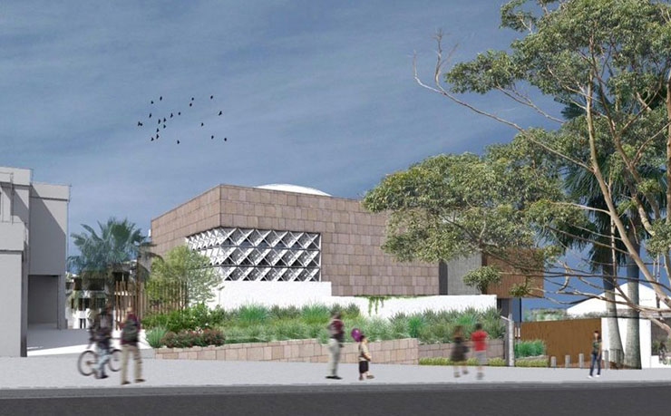 Computer generated images of the proposed Shule for Bondi, Sydney.