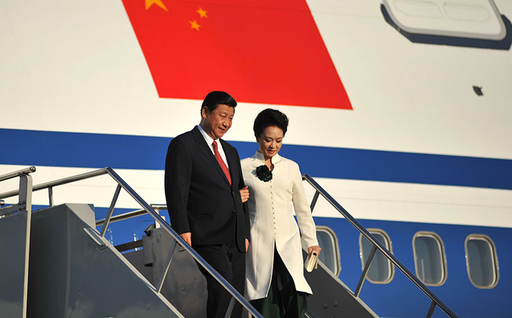 Chinese president Xi Jinping, with wife Peng Liyuan. (IMAGE: APEC 2013, Flickr)