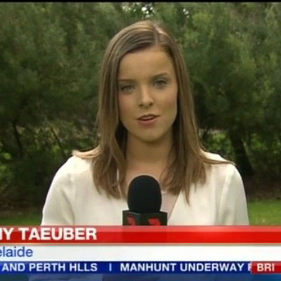 Former Channel 7 cadet, Amy Taeuber.