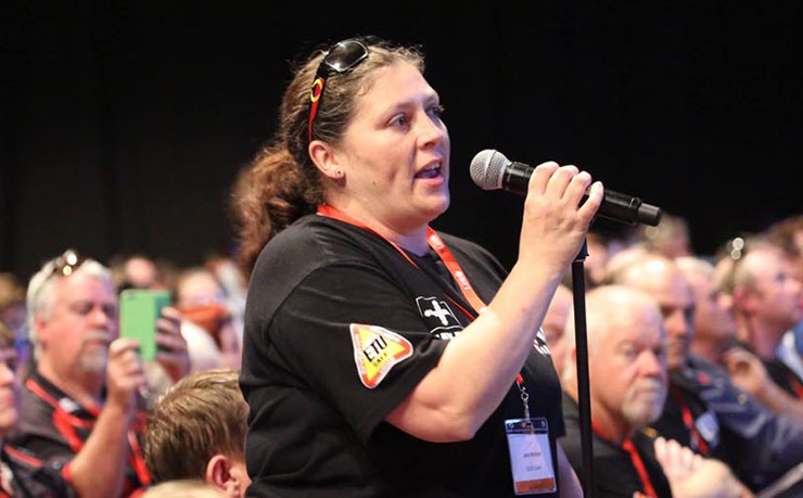 Australian Council of Trade Unions Indigenous Officer, Lara Watson.