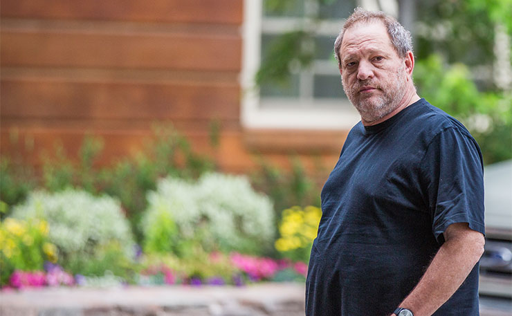 Disgraced Hollywood producer, Harvey Weinstein.