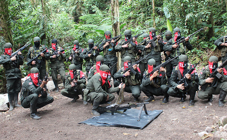 The ELN's Jose David Suarez front in Casanare under the command of Jairo Arregui alias 'Antonio'.