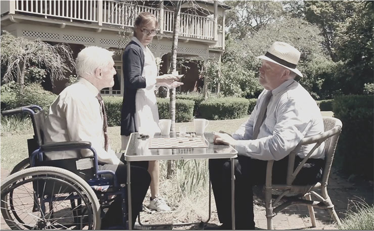 Two SAD old men in Mark Latham's SAD campaign.