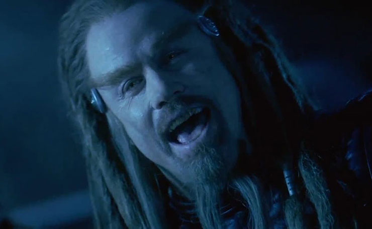 John Travolta as Terl in Battlefield Earth (2000).