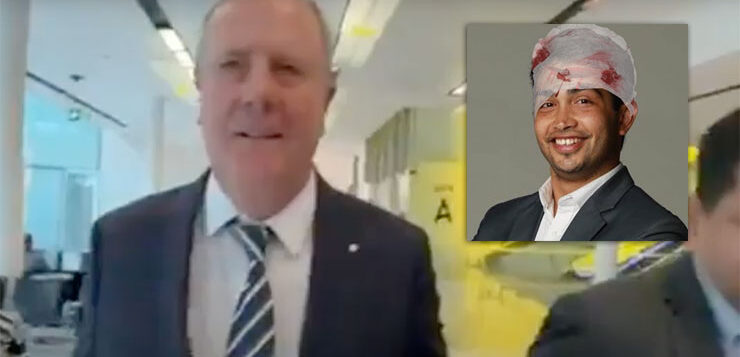 EXCLUSIVE: NM’s Fresh Footage Of Brutal Peter Costello Assault On Oz Journalist Liam Mendes