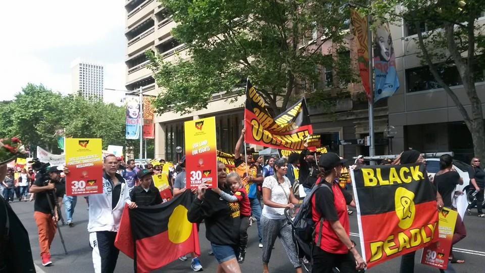 Demonstrators protest the new bill in Sydney today. Photo: Amy McQuire.