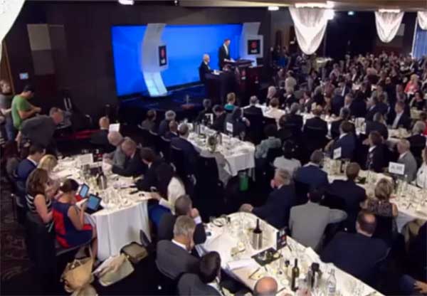 Tony Abbott addresses the National Press Club.