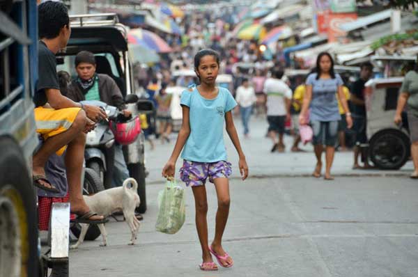 Bagong Silang, a poor community on the outskirts of Manila, and home to more than one million people in an area the size of the Sydney CBD.