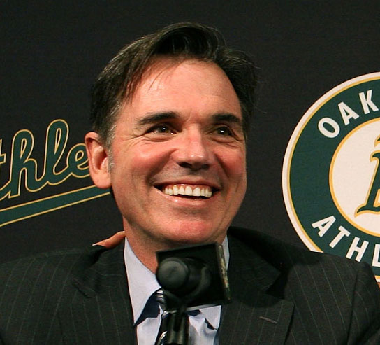Oakland A's Billy Beane... his influence on the economics of baseball was profound.
