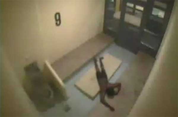 Footage of Kwementyaye Briscoe, dying in his cell in the Alice Springs Watch House.