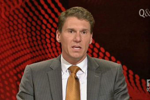 Liberal backbencher and Senator Cory Bernadi... he appeared on Q&A last night to defend the Prime Minister and Andrew Bolt.