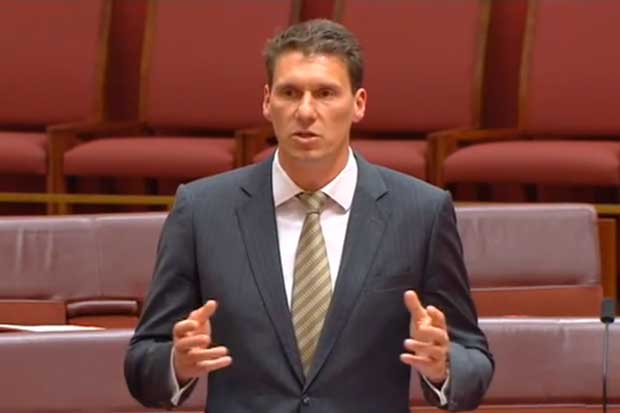 Cory Bernardi... I once ate a Halal burger thiiiisssss big.