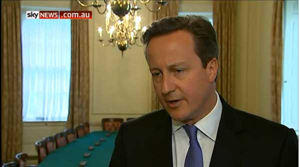 Prime Minister David Cameron, apologising for hiring Andy Coulson.