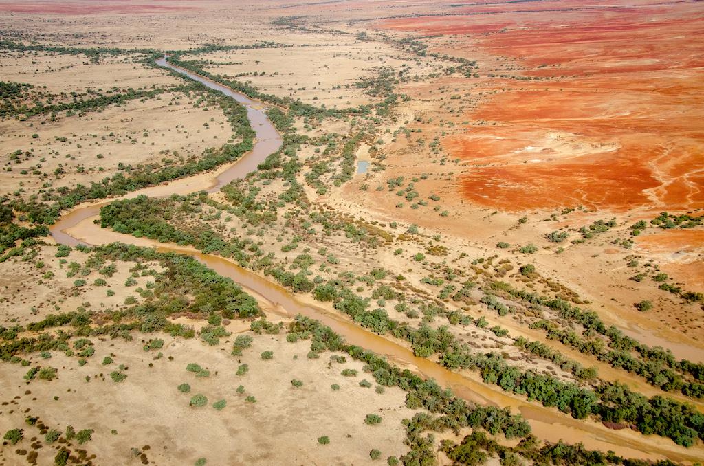 The Diamantina River.