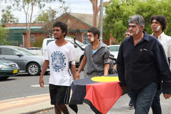 A Gomeroi ceremony in Gunnedah… traditional owners of the area have been strong supporters of the protest action. Pics courtesy of the FLaC website.  