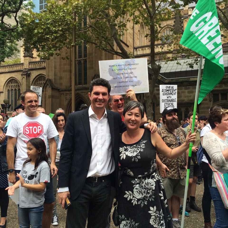 Jenny Leong and WA Senator Scott Ludlam.