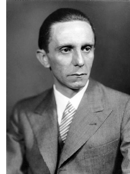 Joseph Goebbels... would go onto become the chief propagandist for the Nazi party.
