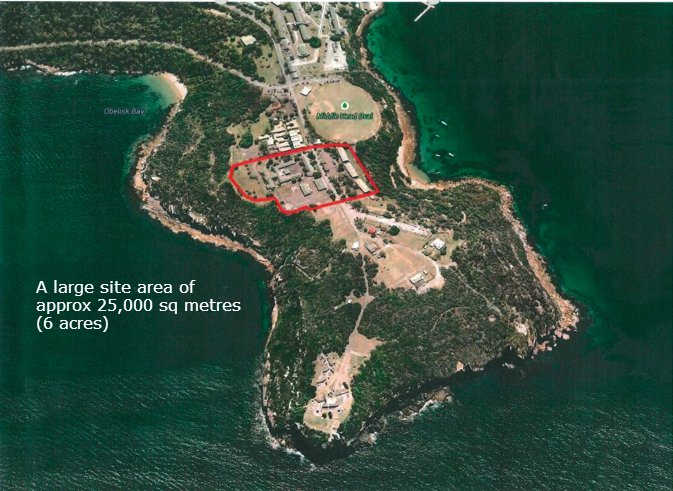 Middle Head and the area in question. Photo: supplied.