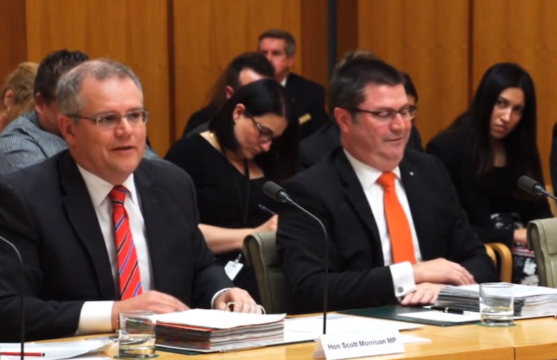 Morrison and former Immigration Department Secretary Martin Bowles face off with Triggs.