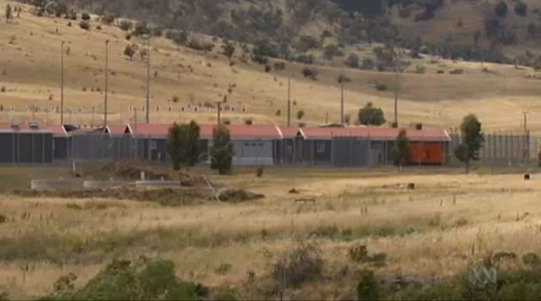 Pontville Detention Centre, in Hobart, Tasmania.