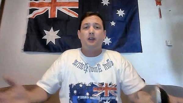 Ralph Cerminara, from the fringe group Australian Defence League.