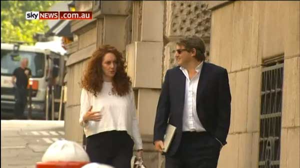 Rebekah Brooks, pictured on her way to court to face charges over phone hacking.