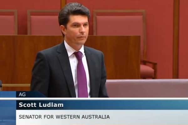 WA Greens Senator Scott Ludlam… a strong opponent of nuclear energy in Australia.