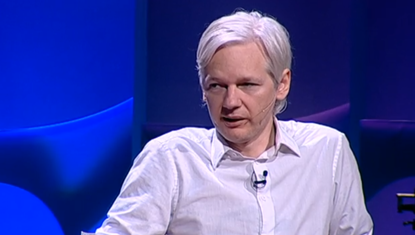 Assange takes part in the 'Ted Talks' series in 2010