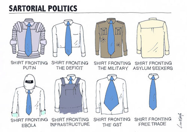 Shirtfronting… a Lindsay Foyle original, as seen in New Matilda earlier this year.