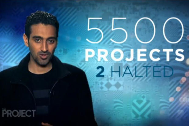 The Project host Waleed Aly.