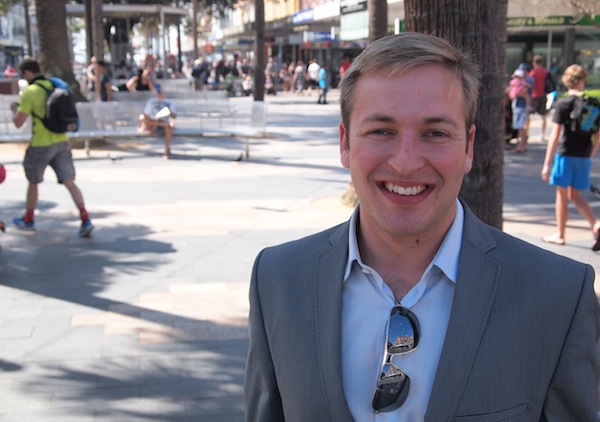 The ALP's Warringah candidate, 25-year-old Jules Zanetti. Photo: Adam Brereton