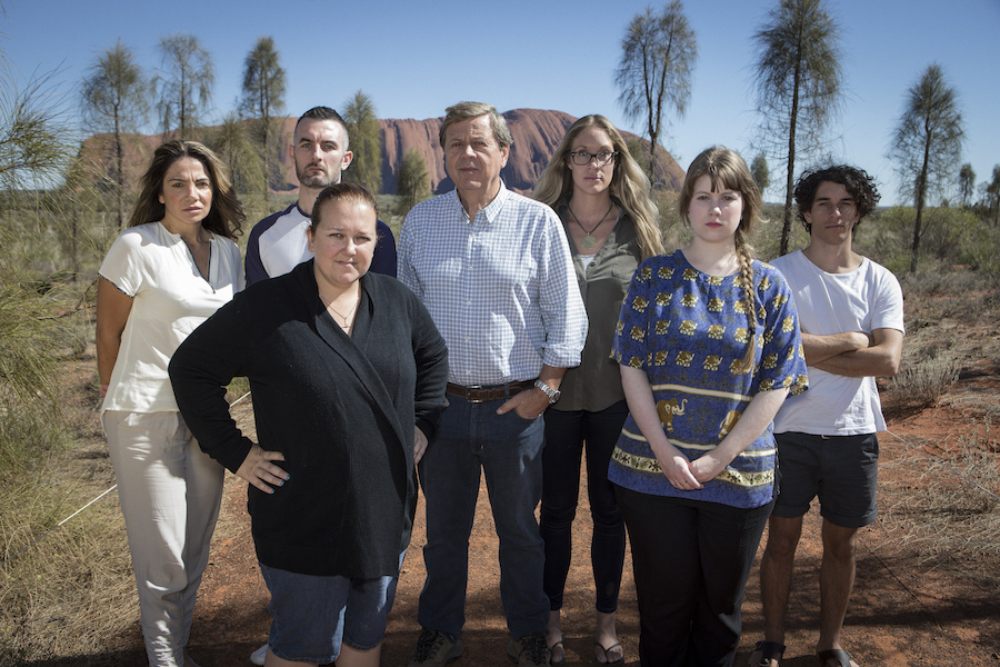 The cast of First Contact. Image: SBS.